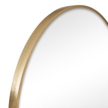 120cm Nova Oval Aluminium Wall Mirror